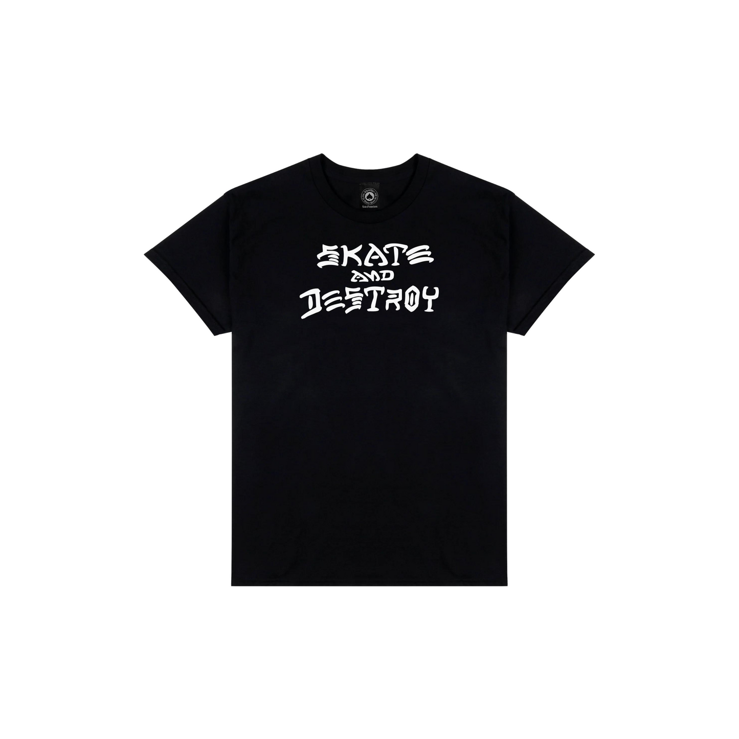 Thrasher Skate and Destroy T-Shirt Black
