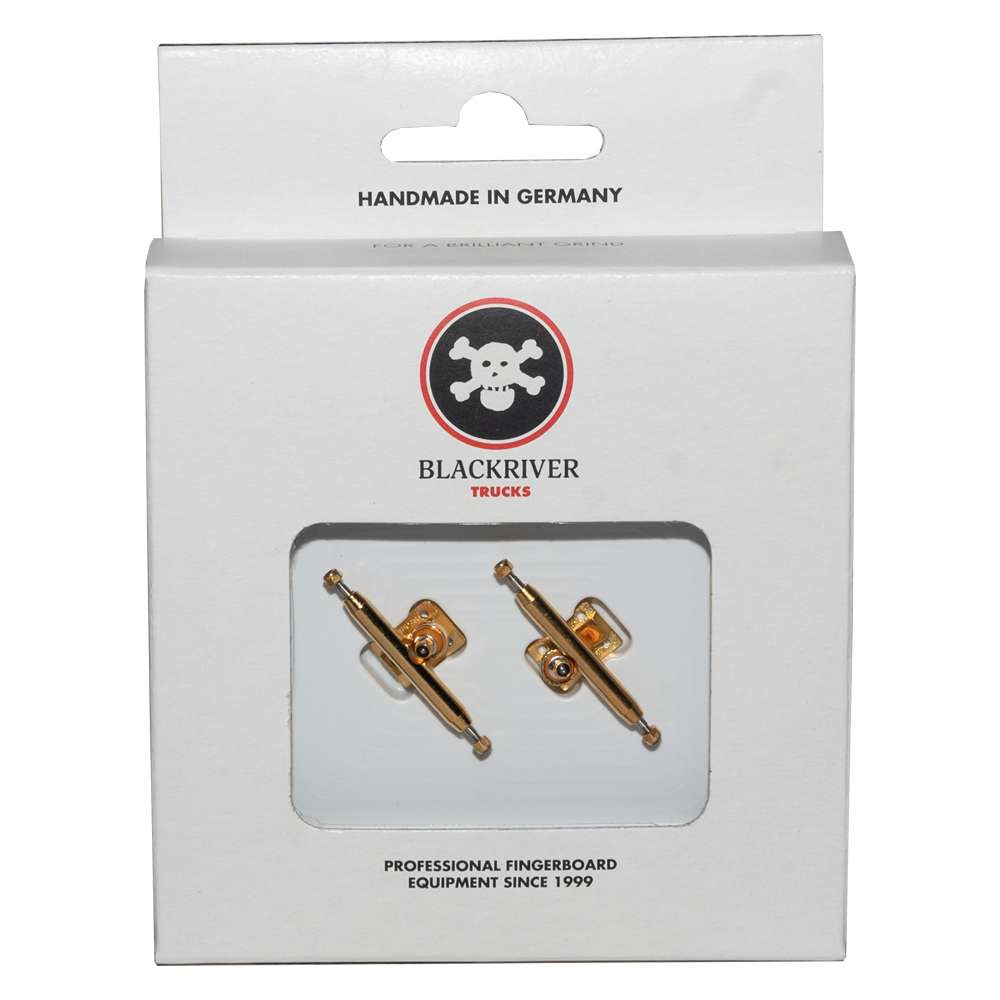Blackriver 3.0 Fingerboard Trucks Gold (CHOOSE SIZE)
