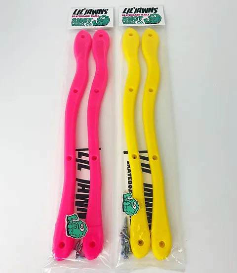 Lil Jawns Skateboard Rails (many colors/shapes available)
