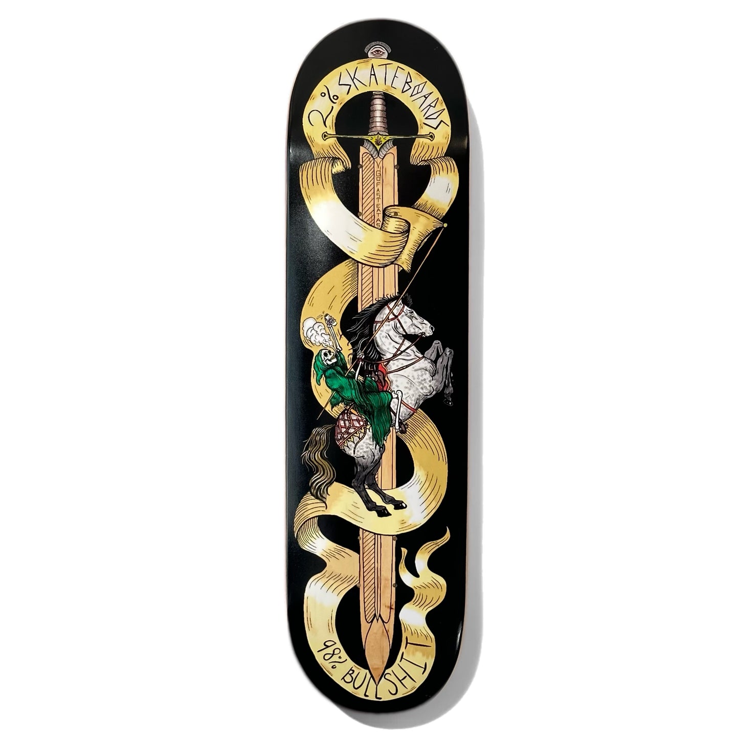 2 Percent Rowdy Boy Skateboard Deck