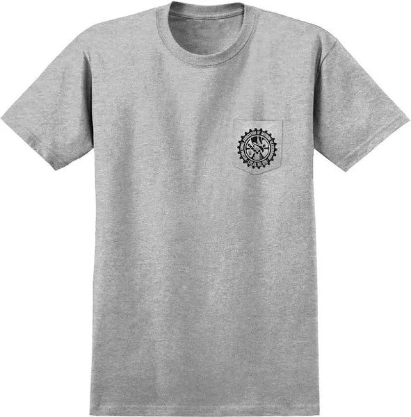 Anti-Hero Union 18 Eagle Pocket T-Shirt Grey