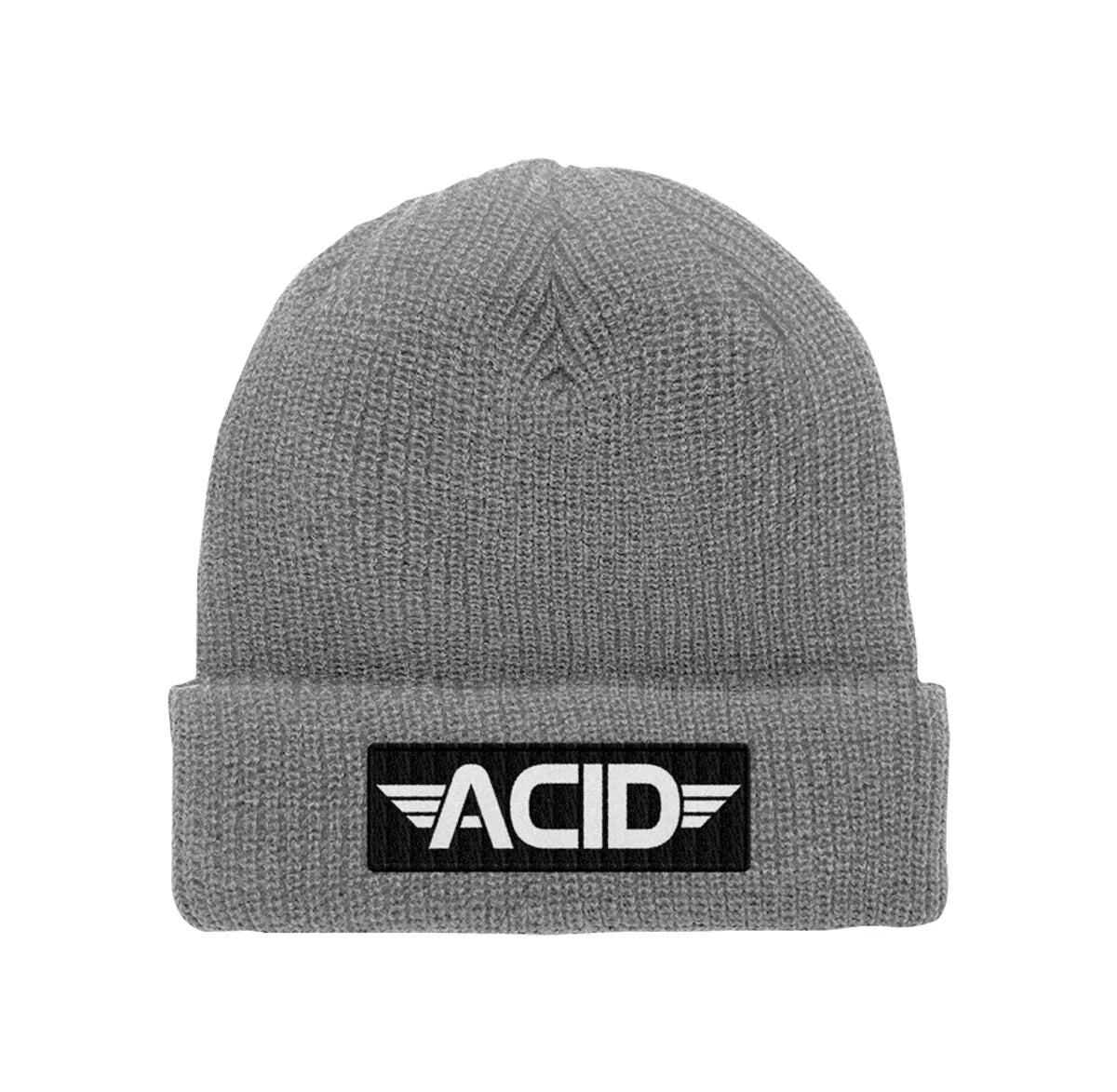 Acid Chemical Co. Bar Beanie Grey