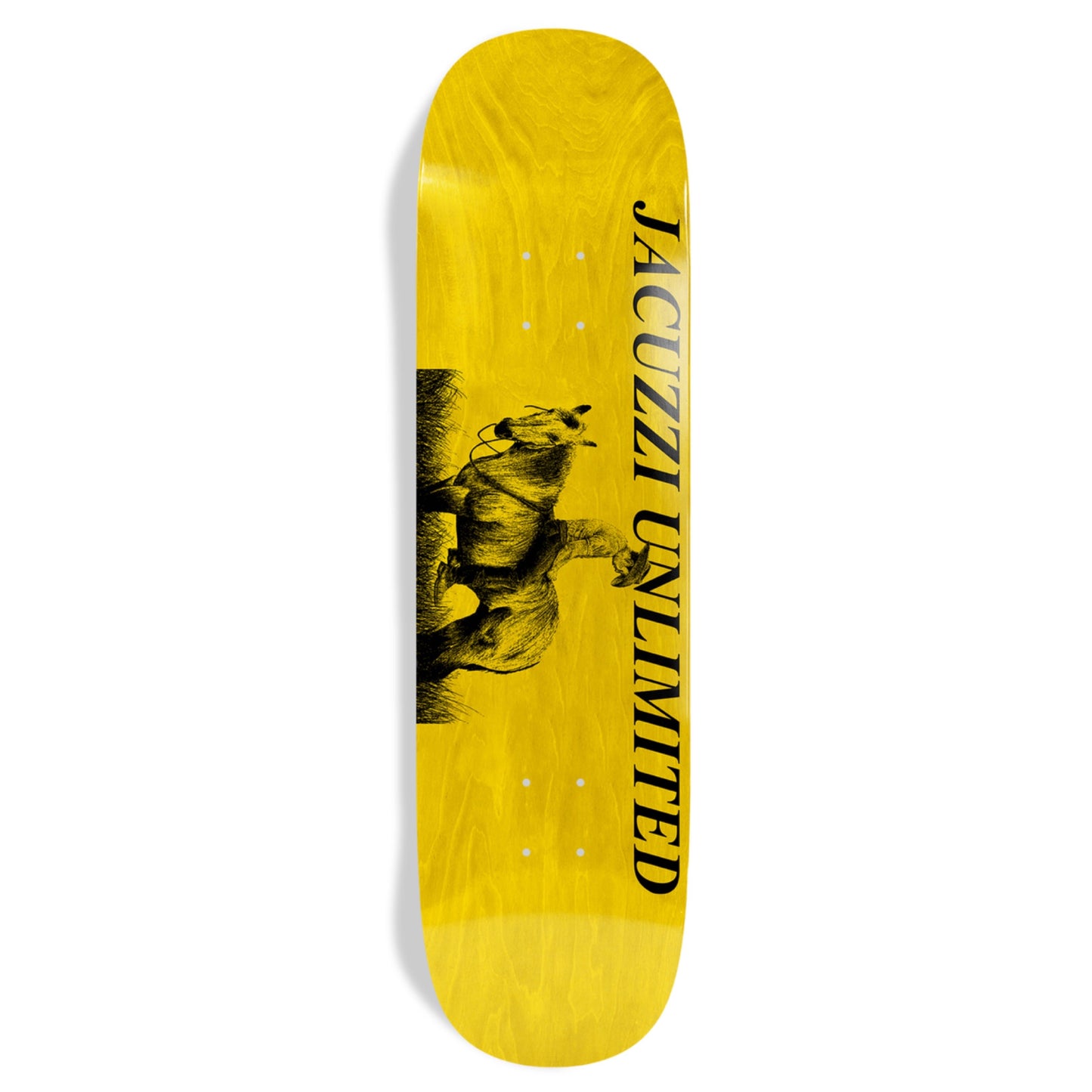 Opera Yellow Cowboy Shovel Nose EX7 9.0" Skateboard Deck