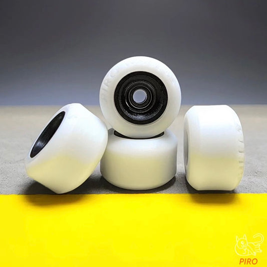 Piro Dual Duro White/Black Fingerboard Wheels