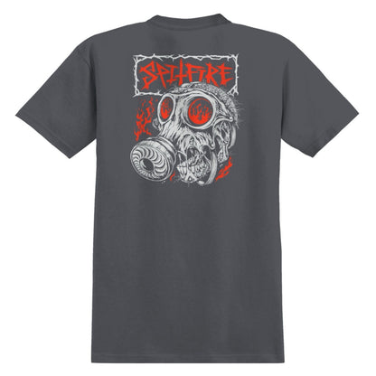 Spitfire Gas Mask Charcoal T-Shirt