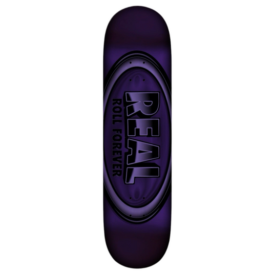 Real Team DBX Oval Purple Foil 8.38" Skateboard Deck