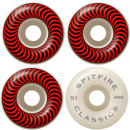 Spitfire 51mm 101a Classic Skateboard Wheels