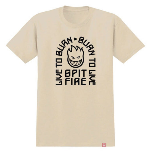 Spitfire LTB Arch Natural/Black T-Shirt