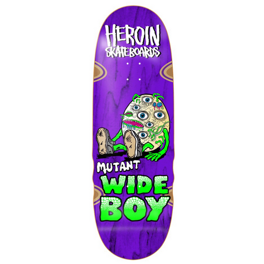Heroin Team Mutant Wide Boy 10.28" Skateboard Deck