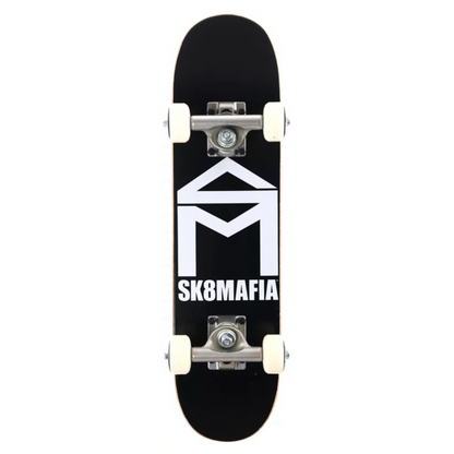 SK8MAFIA House Logo Black Micro Complete Skateboard 6.0" x 23.5