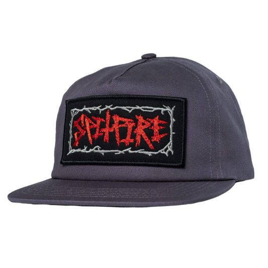 Spitfire Gas Mask Script Patch Snapback Hat