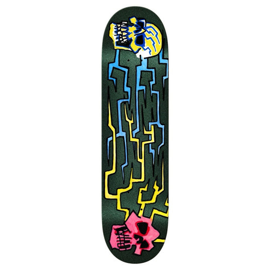 Krooked Worrest Skull Slick Bottom 8.30" Twin Tail Skateboard Deck