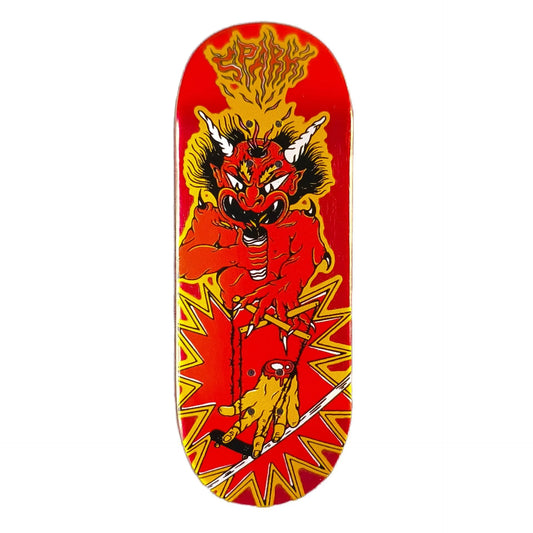 Spark High Mold Oni Puppet Red Foil Fingerboard Deck (CHOOSE SIZE & SHAPE)