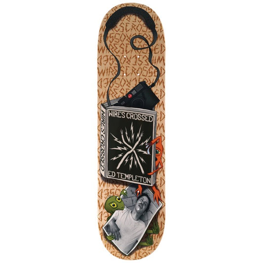 Toy Machine Templeton Wires Crossed 8.25" Skateboard Deck