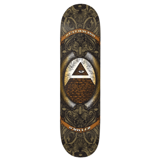 Deathwish Brian O’Dwyer All Seeing Gold Foil 8.5" Skateboard Deck