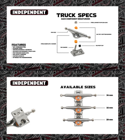 Joycult x Independent Stage II Fingerboard Trucks
