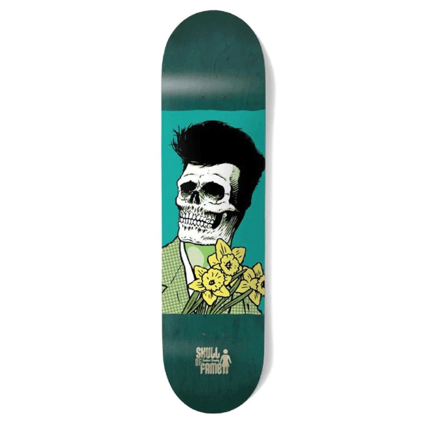 Girl Brophy Skull Of Fame 8.5" Skateboard Deck
