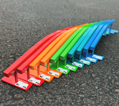 EMA Rainbow Rail Fingerboard Obstacle