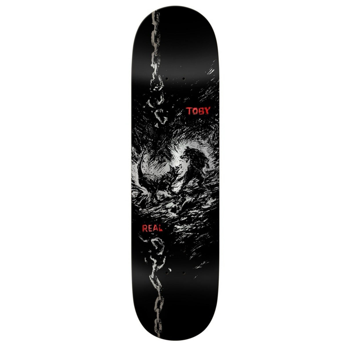 Real Toby Dog Bite 8.25" Skateboard Deck
