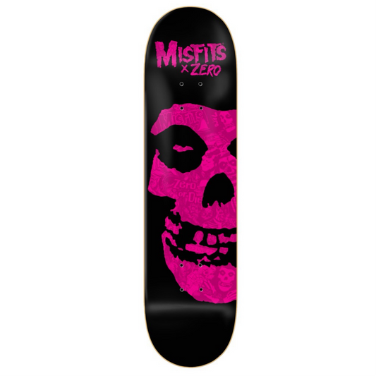 Zero Misfits Fiend Collage Pink 8.25" Skateboard Deck