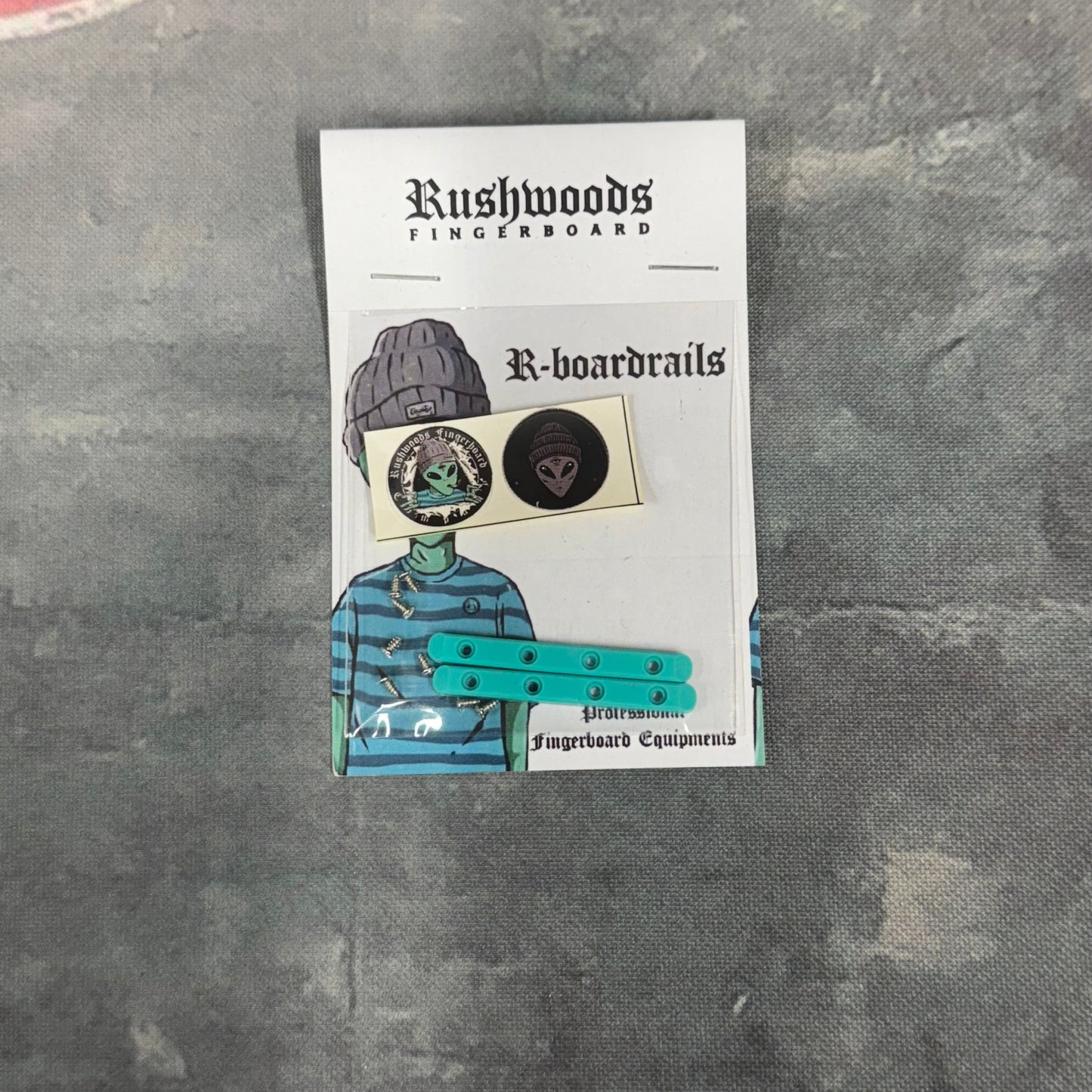 Rushwood Solid Color Fingerboard Board Rails (CHOOSE COLOR)