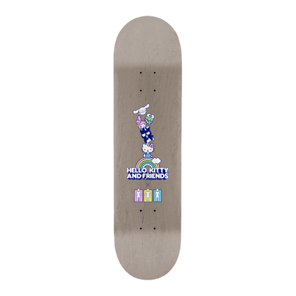Girl Carrol Hello Kitty Rainbow Edition 8.5" Skateboard Deck