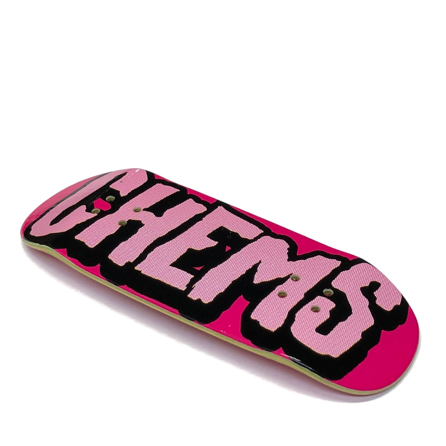 Chems Pink "Font" Fingerboard Deck