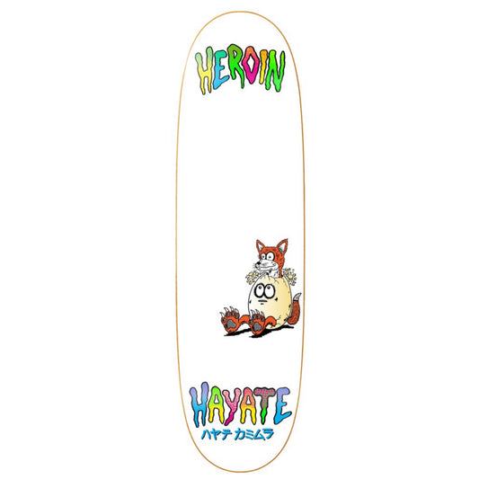 Heroin Hayate Fox Egg 8.75" Shaped Skateboard Deck