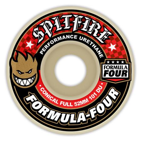 Spitfire Formula Four Conical Full 58mm 101a Skateboard Wheels
