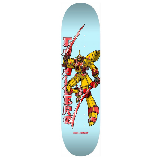 Powell Caballero Gundam Light Blue/Red Foil 8.5" Skateboard Deck