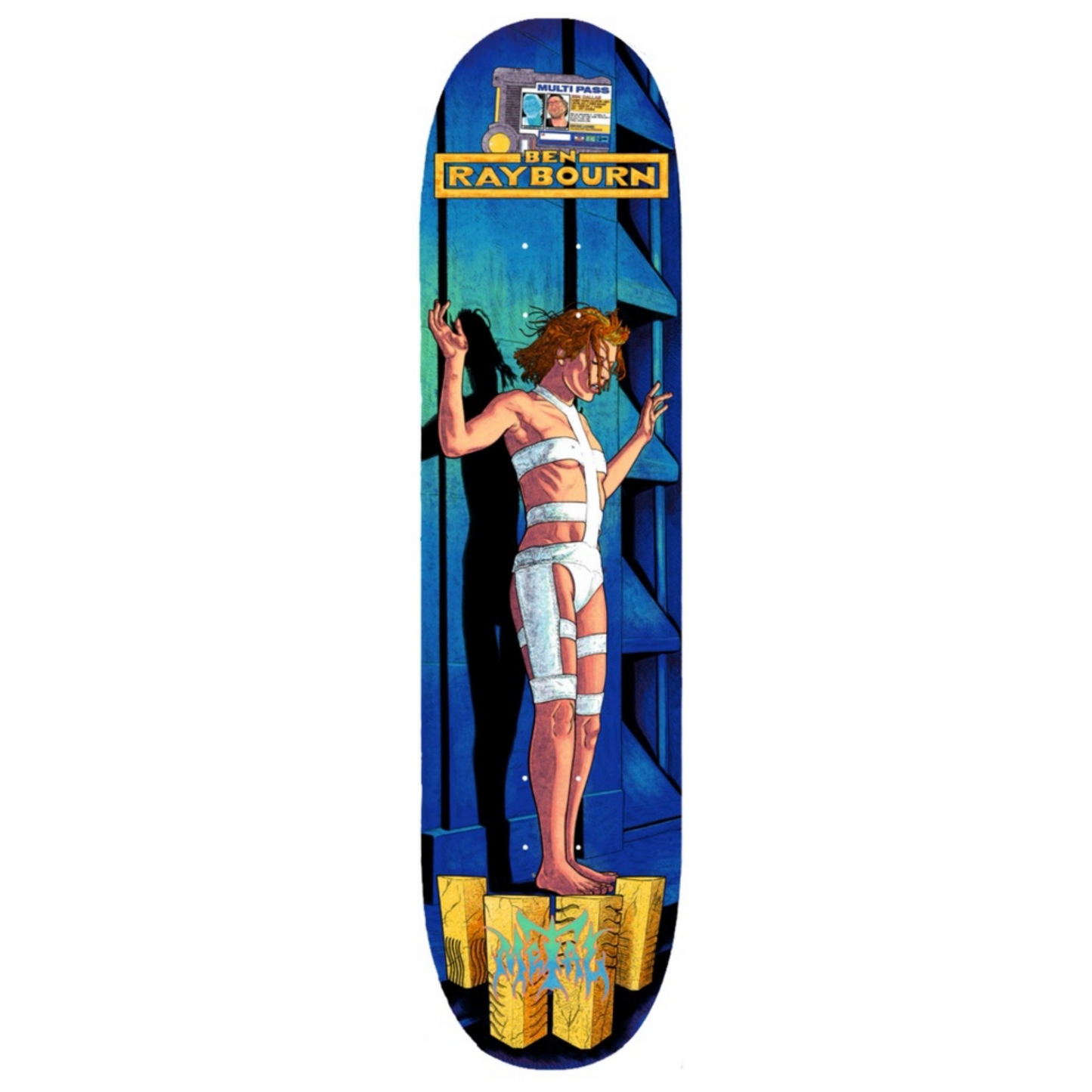 Metal Ben Raybourn Multi Pass 9.0" Skateboard Deck