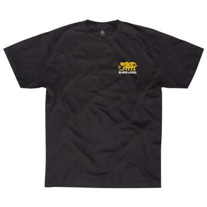 Black Label Classic Elephant T-Shirt Black