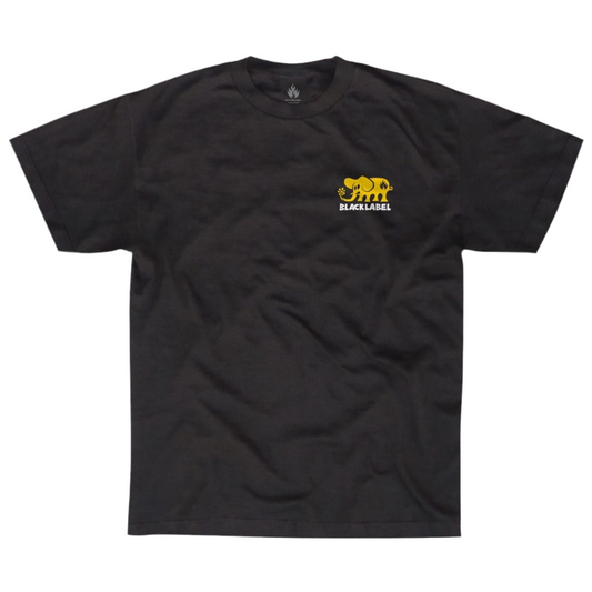Black Label Classic Elephant T-Shirt Black