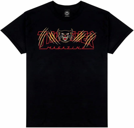 Thrasher Gato T-Shirt Black