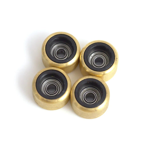 Flatface Gold Black Core Fingerboard Wheels