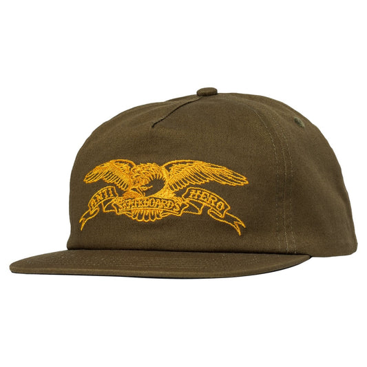 Anti Hero Basic Eagle Brown/Orange Snapback Hat