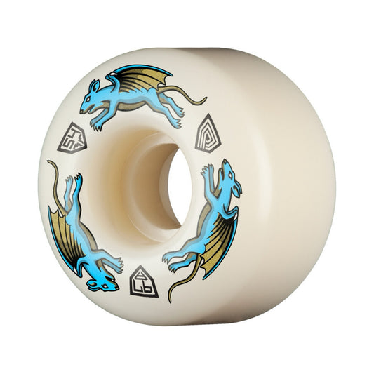 Powell Dragon Formula Nano Rats Blue AV4 54mm x 34mm 97a Skateboard Wheels