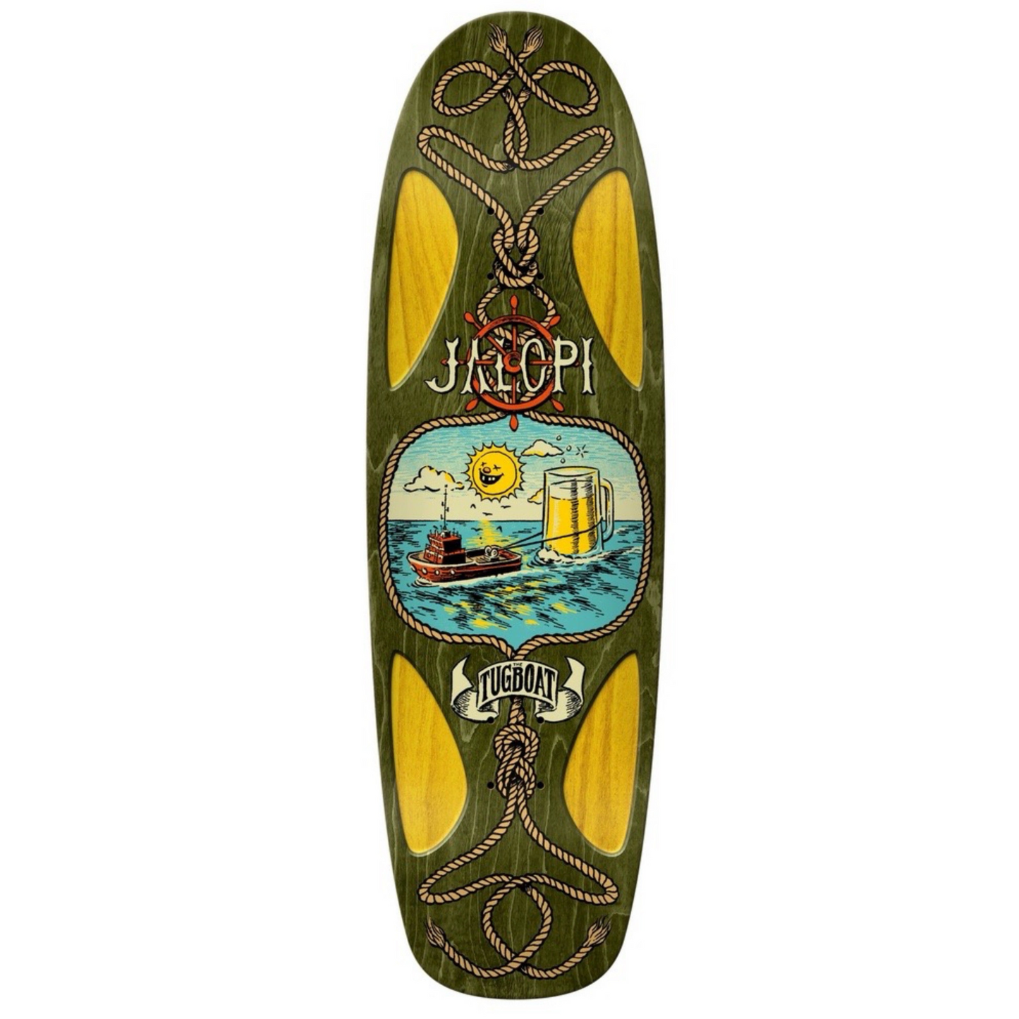 Anti Hero Team Jalopi Tugboat 9.8" Shaped Skateboard Deck