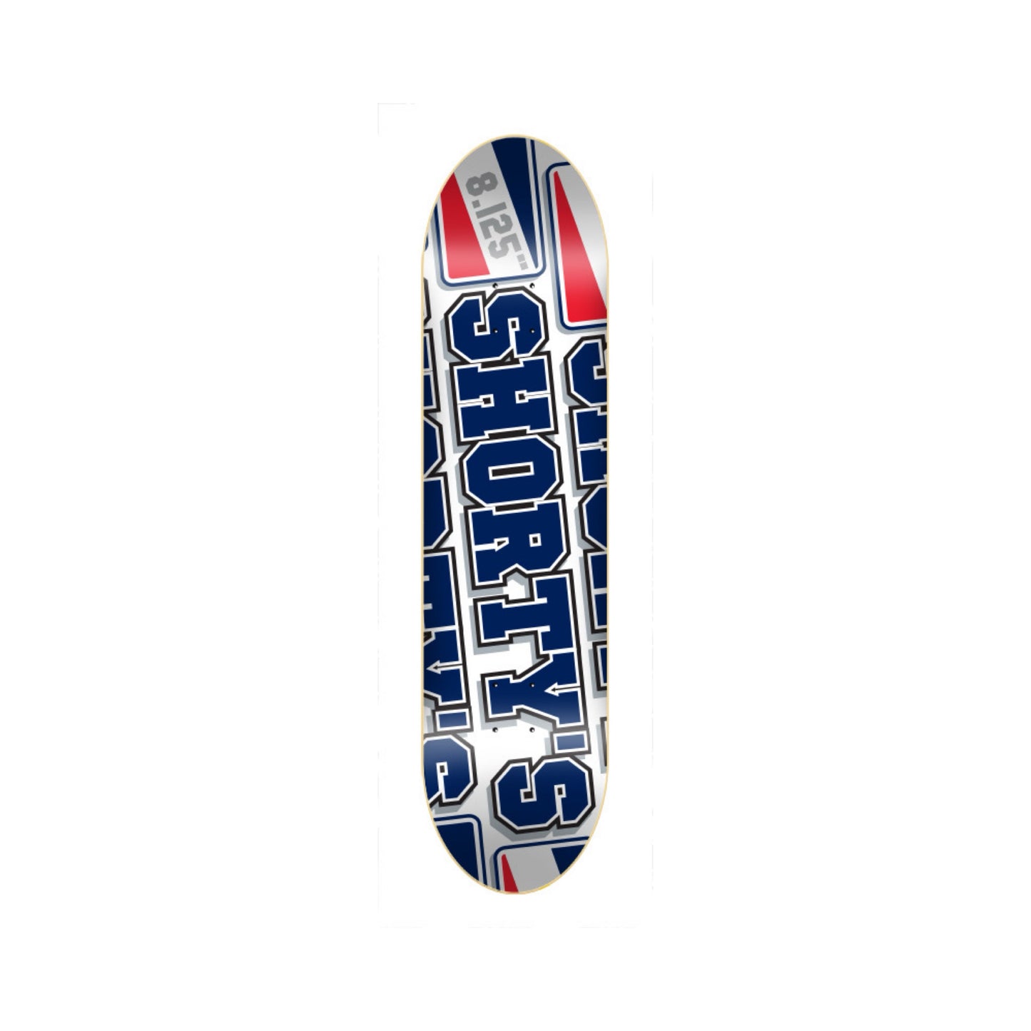 Shorty's Team Icon Long 8.125" Skateboard Deck