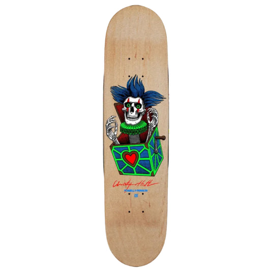 Powell Peralta Hiett Skull Clear Skateboard Griptape