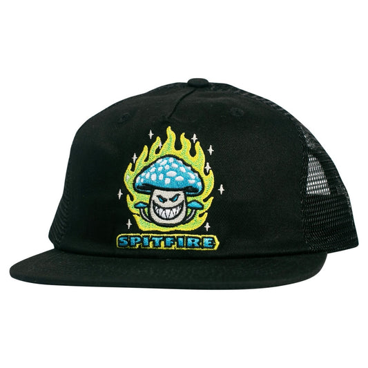 Spitfire Mushroom Bighead Black Snapback Hat