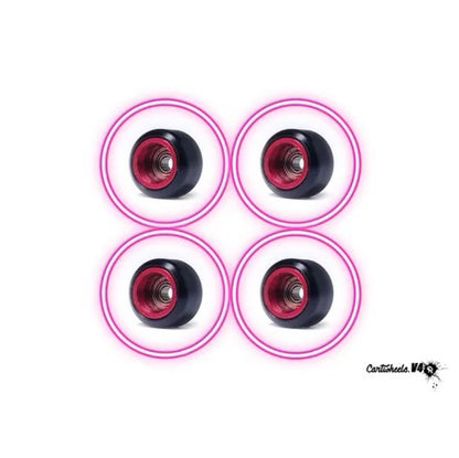 Cartwheels Black VR4 Classic (7.5mm) Fingerboard Wheels (Choose Core)