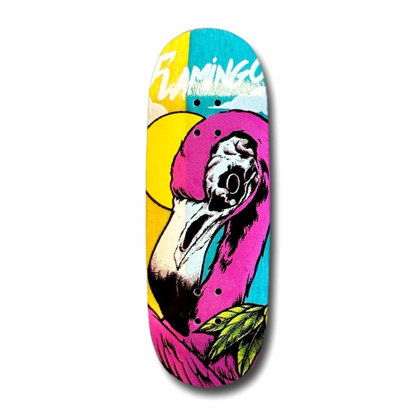 Chems “Flamingo” (Split Bottom Ply) Fingerboard Deck