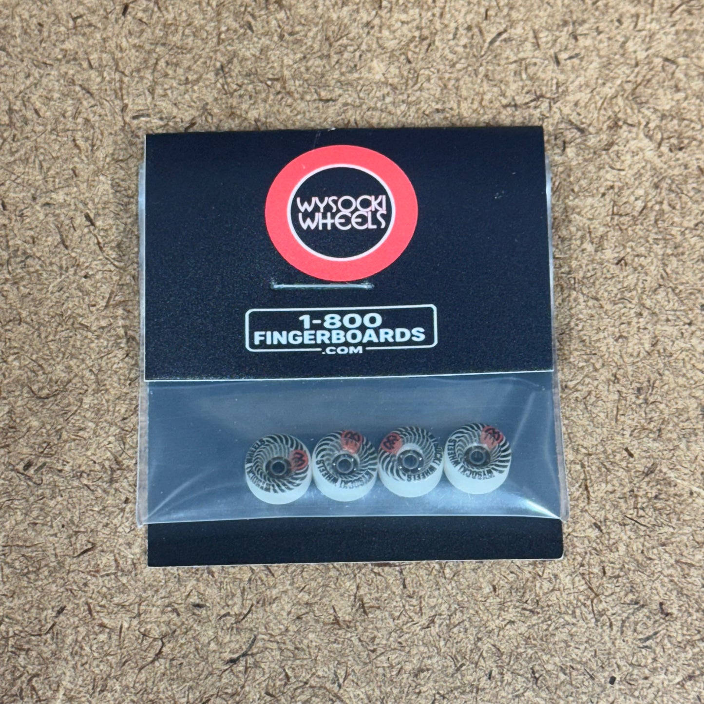 Wysocki Spiral “Side Set Conical” Bones White Fingerboard Wheels