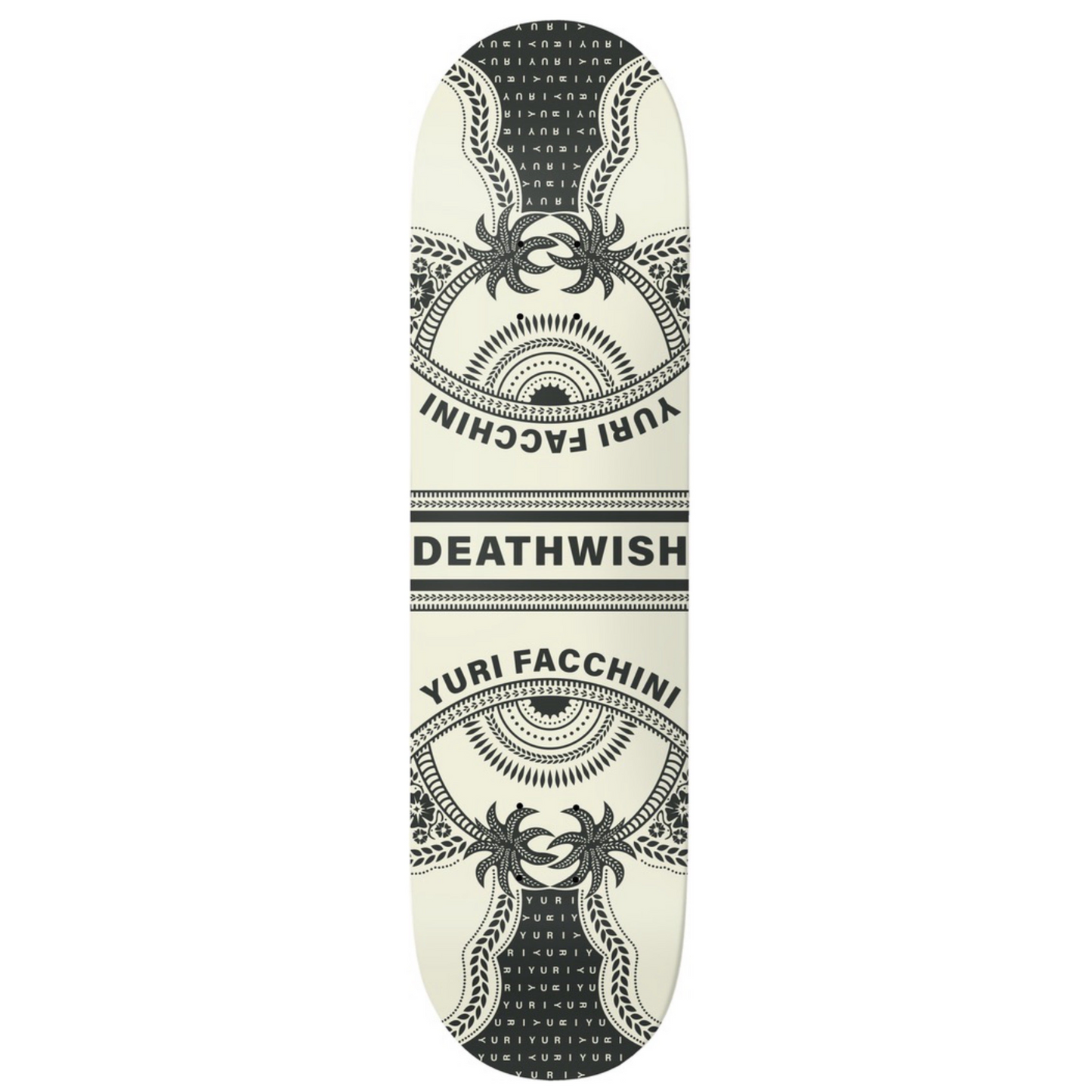 Deathwish Yuri Facchini Zaza 8.5" Twin Tail Skateboard Deck