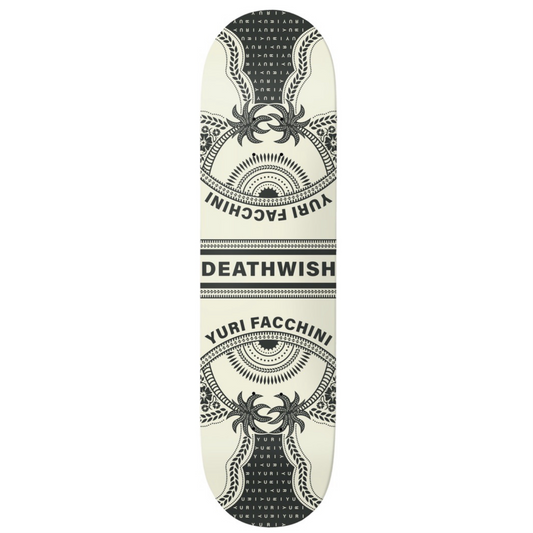 Deathwish Yuri Facchini Zaza 8.5" Twin Tail Skateboard Deck