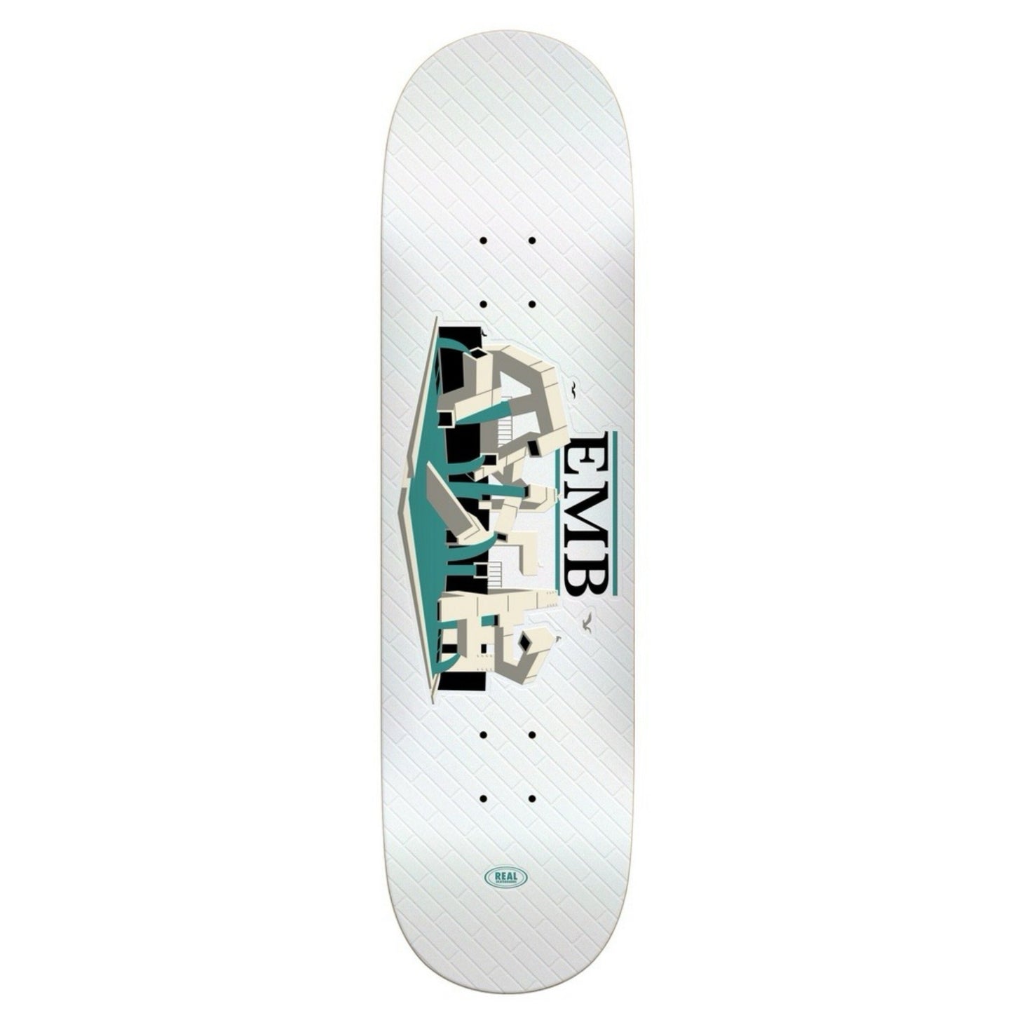 Real Team Emb 8.5" Skateboard Deck
