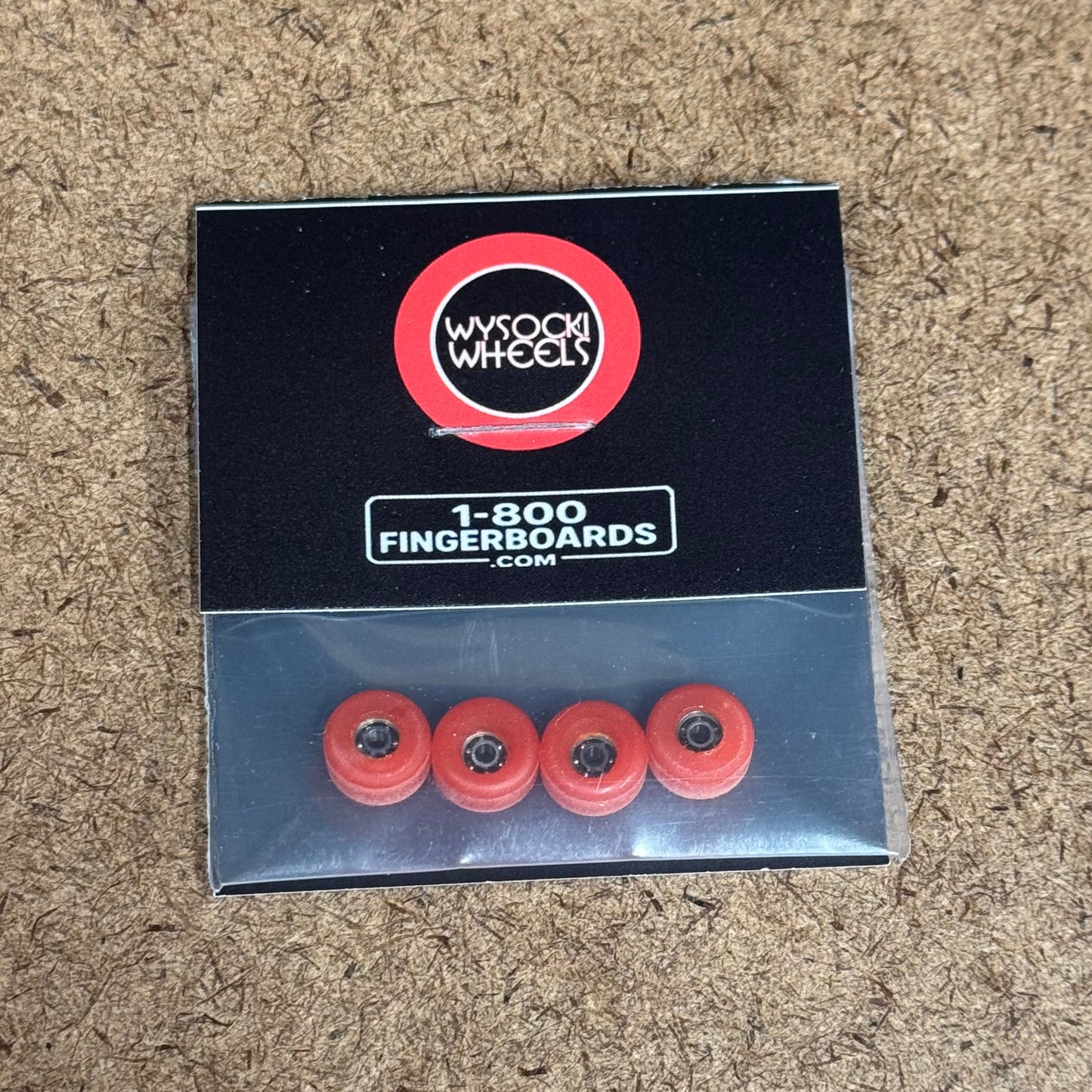 Wysocki “Side Set Conical” Orange Fingerboard Wheels