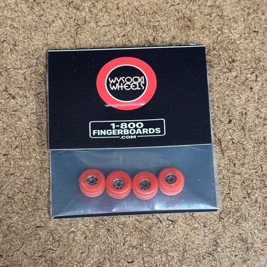 Wysocki “Side Set Conical” Orange Fingerboard Wheels