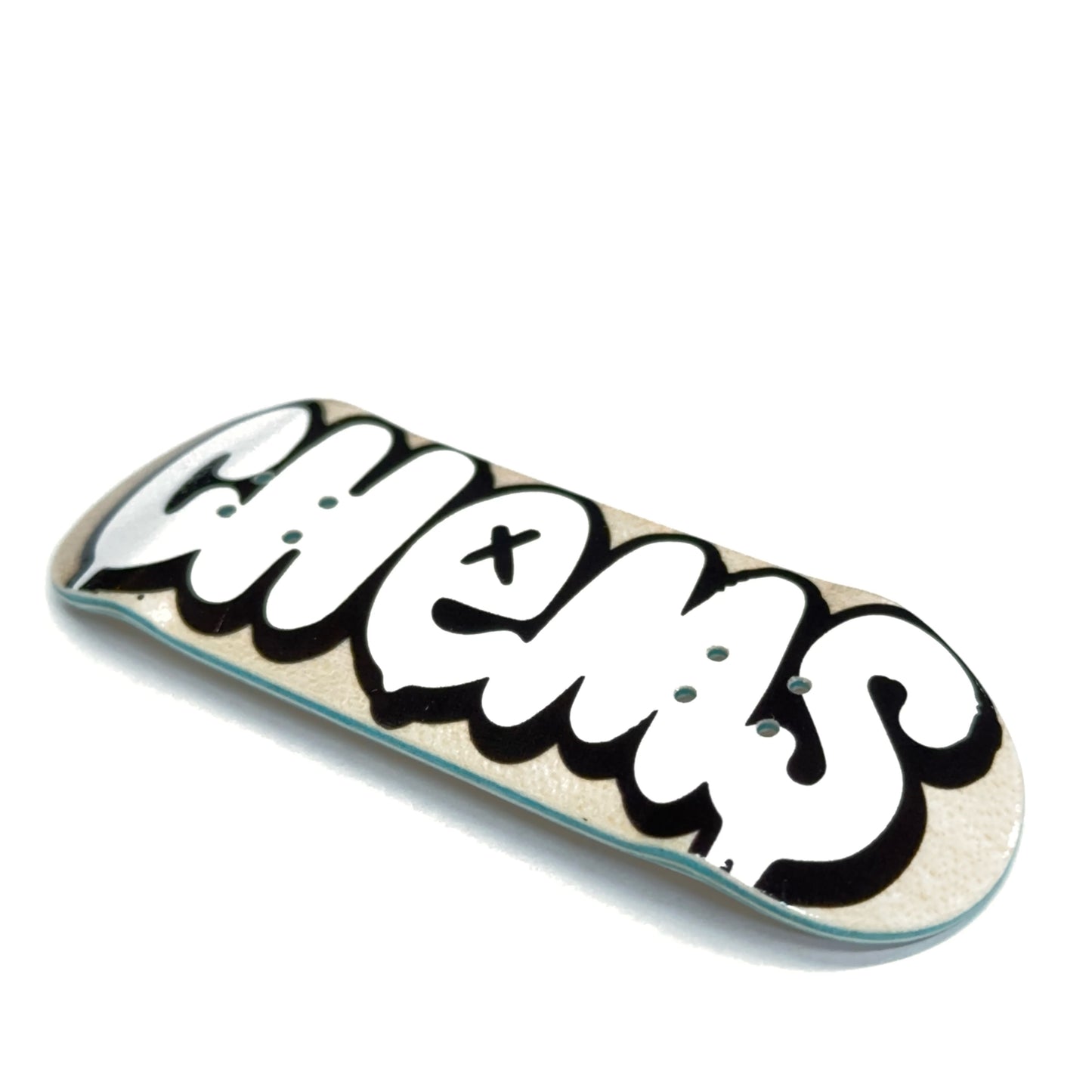 Chems B/W “Bubbles" Fingerboard Deck